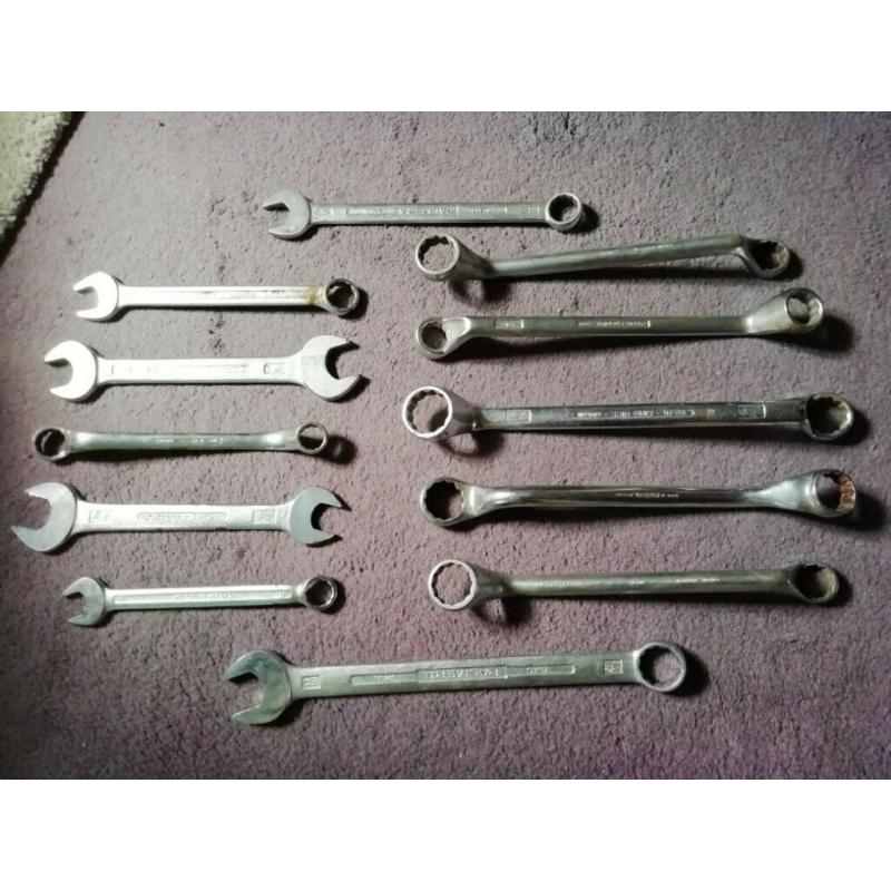 Jaw, combination and ring spanners