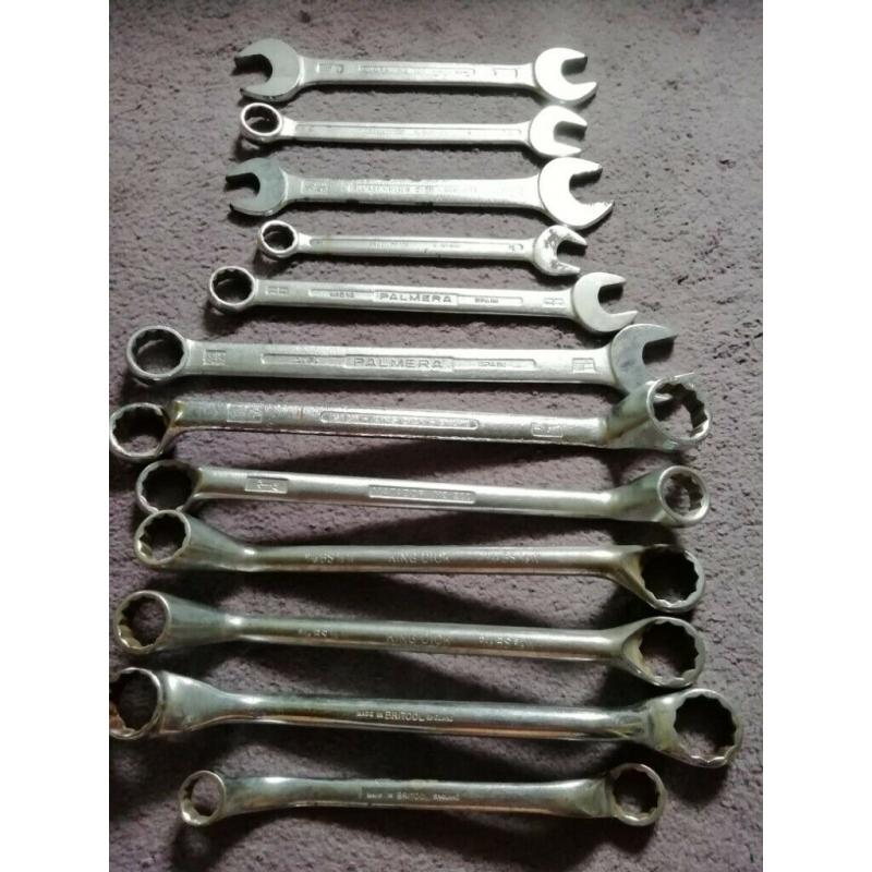Jaw, combination and ring spanners