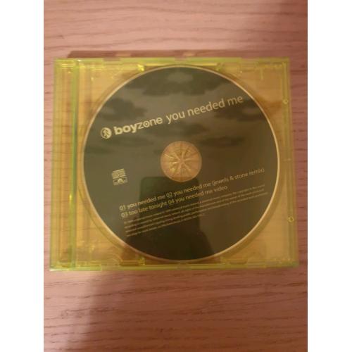 Boyzone You Needed Me CD Single