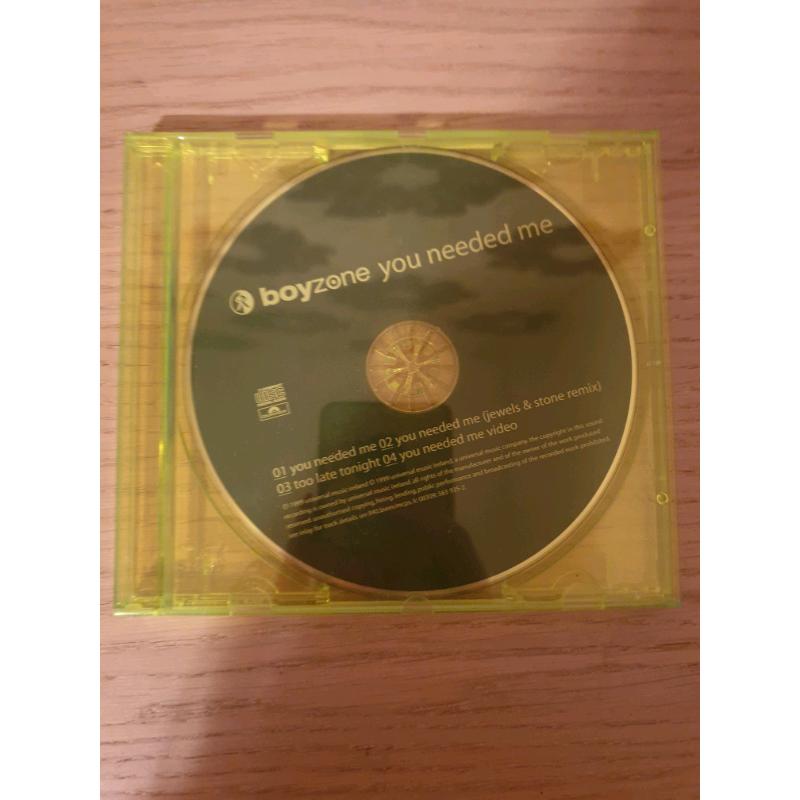 Boyzone You Needed Me CD Single