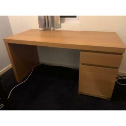 IKEA Malm desk - Oak vaneer