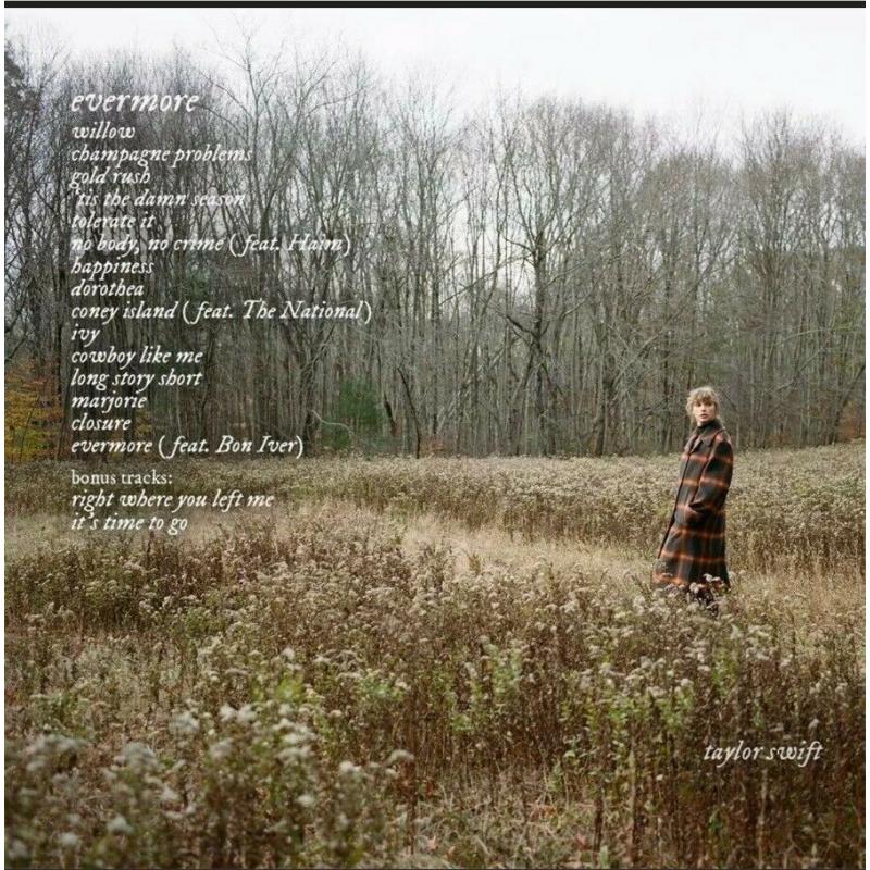 Taylor Swift, Evermore New Cd