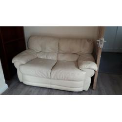 Double Sofas X2, One fabric and one Leather ?25 each