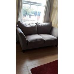 Double Sofas X2, One fabric and one Leather ?25 each