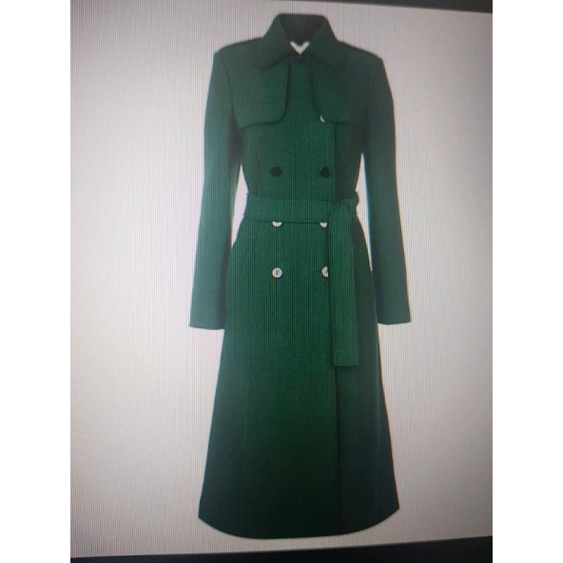WANTED Hobbs green wool coat size 10/12