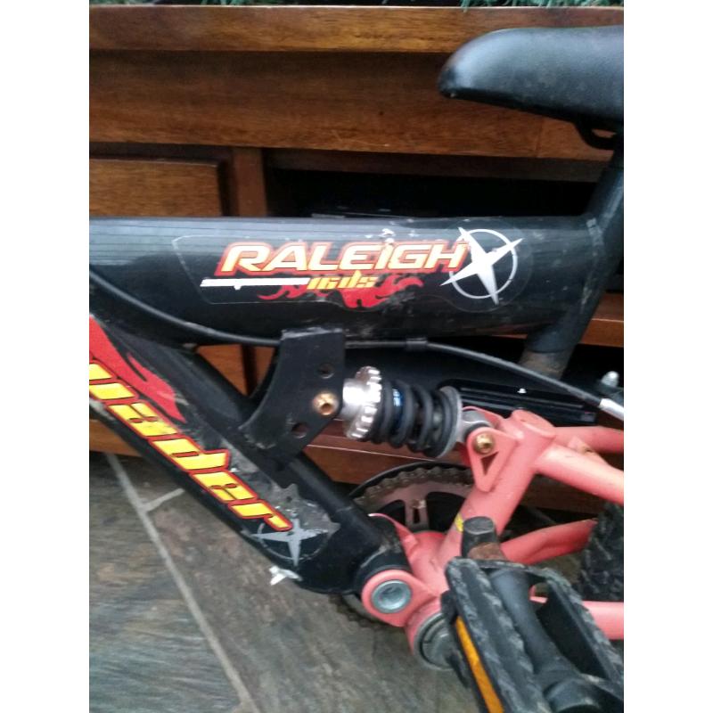 Free Raleigh kids suspension bike