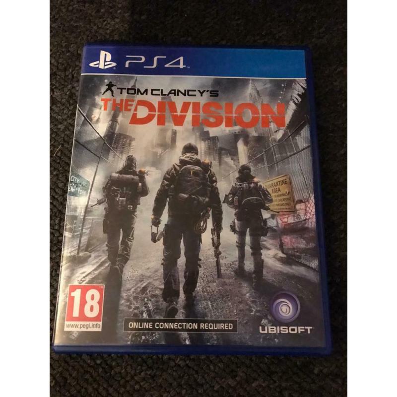 PS4 Game - The Division, Tom Clancy