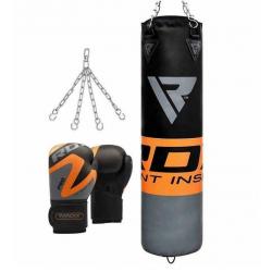 RDX Punchbag and Boxing Gloves Set
