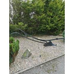 Antique Horse drawn plough for the garden