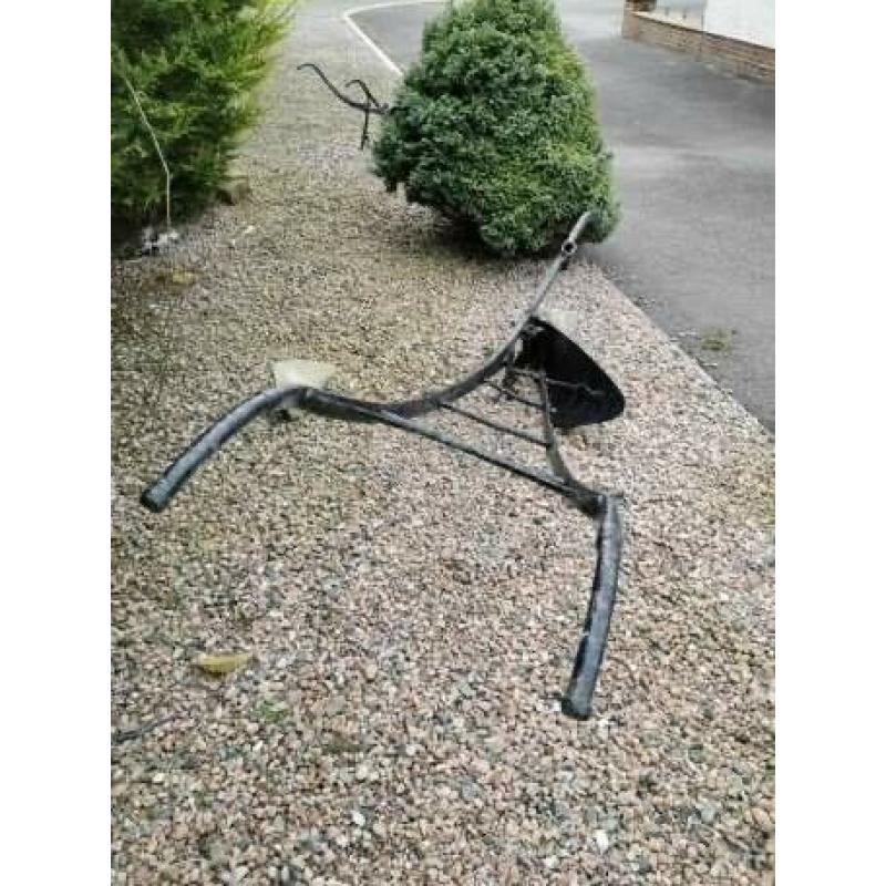 Antique Horse drawn plough for the garden