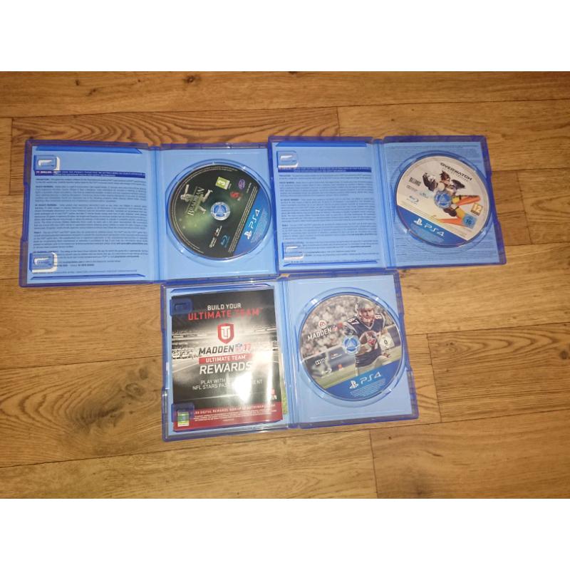 Madden 17, Don Bradman Cricket and Overwatch(Origins Edition)