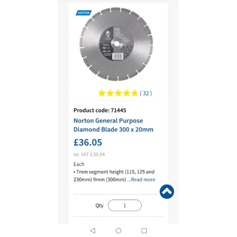Diamond Cutting Blade