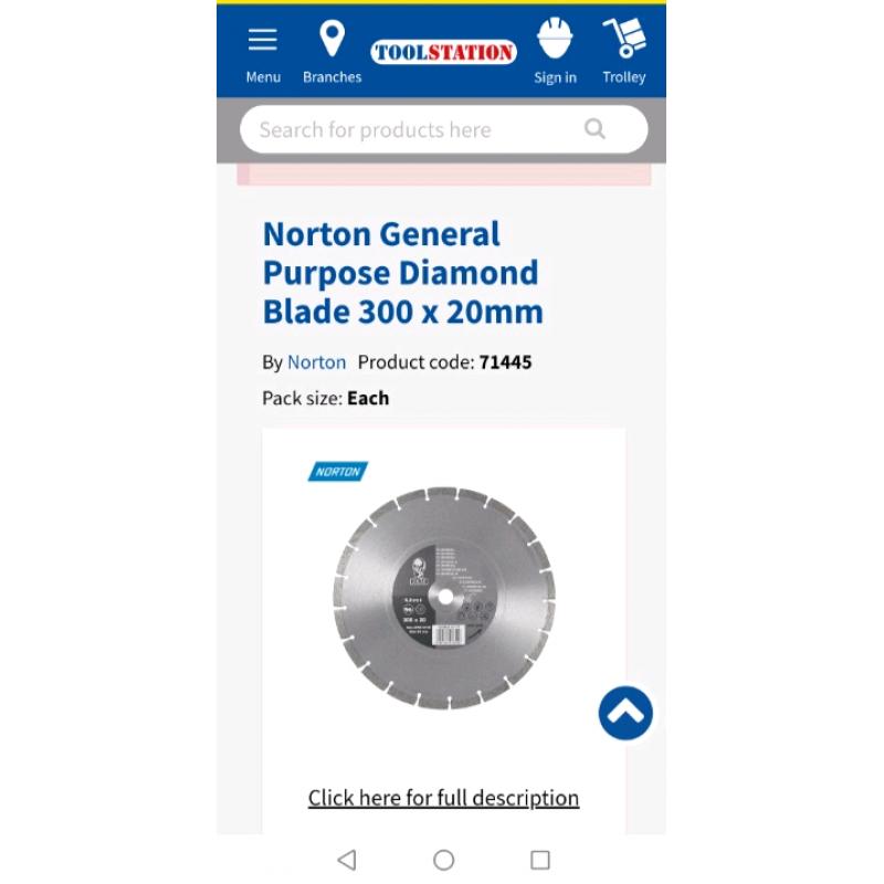 Diamond Cutting Blade