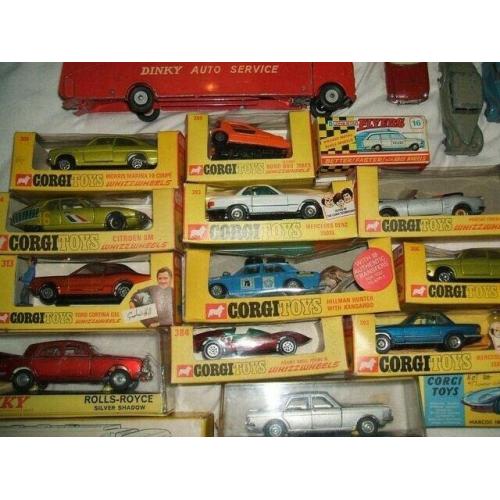 wanted old toy cars and trucks from the 1950s/1960s dinky toys corgi toys lesney matchbox