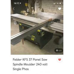 Felder combi Panel Saw spindle moulder