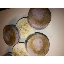Lavender sparkle homemade soaps