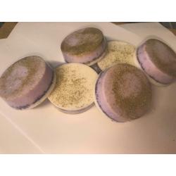 Lavender sparkle homemade soaps