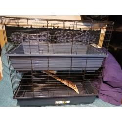 Guinea pig cage 2 level 80x45x80cm