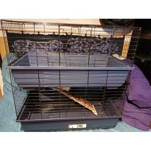 Guinea pig cage 2 level 80x45x80cm