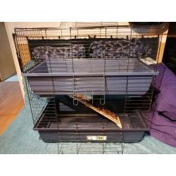 Guinea pig cage 2 level 80x45x80cm