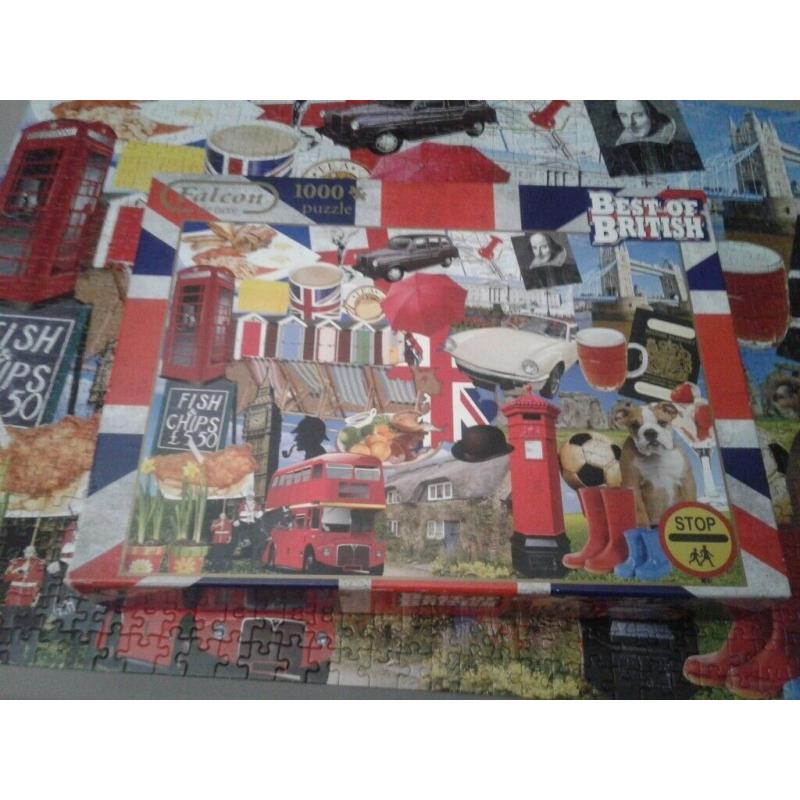 Jigsaw puzzle Falcon Best of british