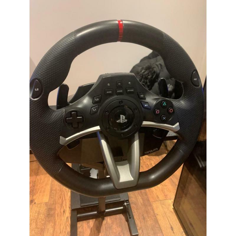 PS4 Car Wheel, Pedals (And Stand)