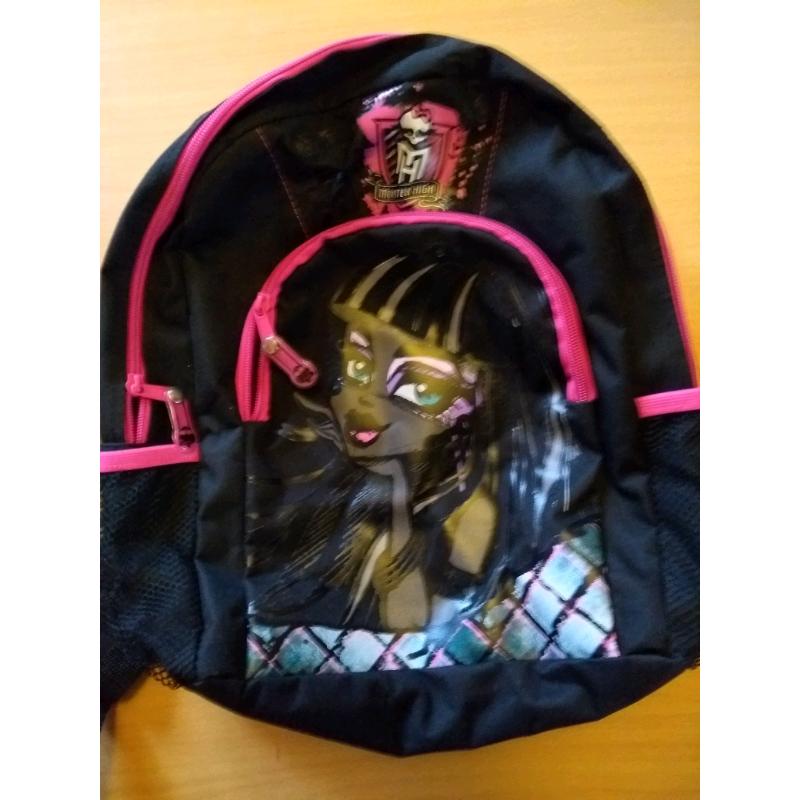 Monster High black backpack