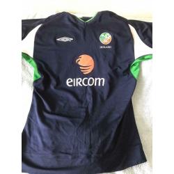 Republic of Ireland home shirts and training shirts