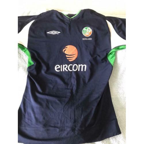 Republic of Ireland home shirts and training shirts