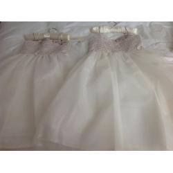 Children 's party dresses aged 4 ,104cm and aged 5 which is 110 cm never worn brand new