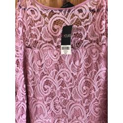 Pink lacy dress