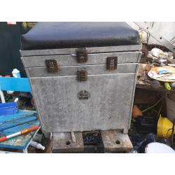 Vintage Aluminium Fishing Box