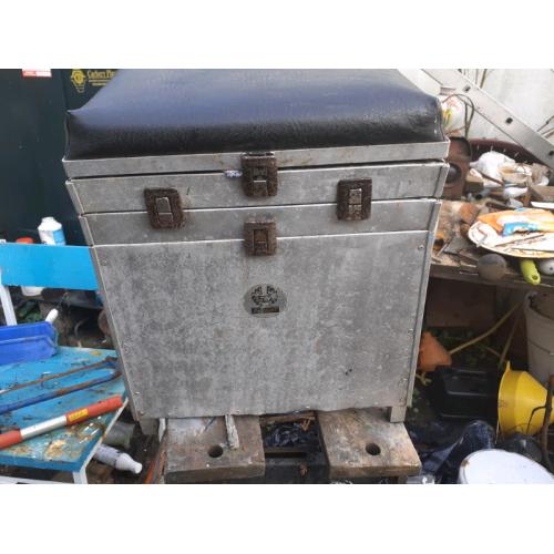 Vintage Aluminium Fishing Box