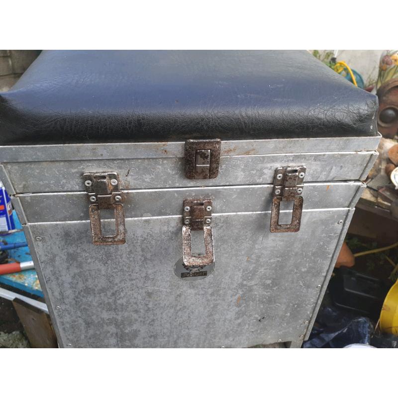 Vintage Aluminium Fishing Box