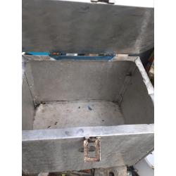 Vintage Aluminium Fishing Box