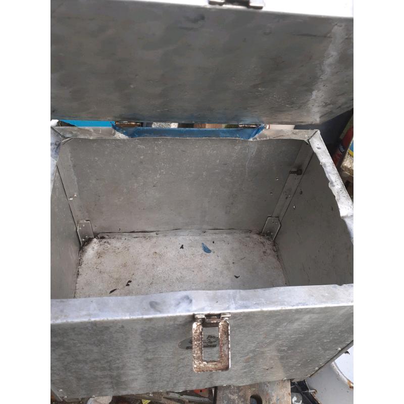 Vintage Aluminium Fishing Box