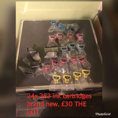 24 x 363 ink cartridges for HP PRINTER..