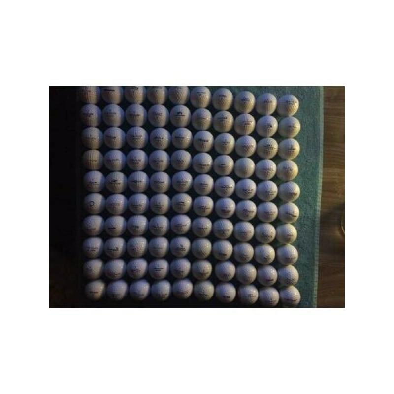 100 x practice golf balls