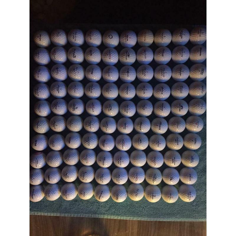 100 x practice golf balls