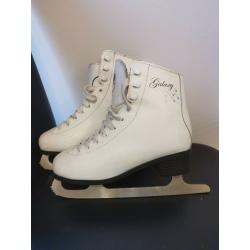 GIRL'S GALAXY ICE SKATES - SIZE 4