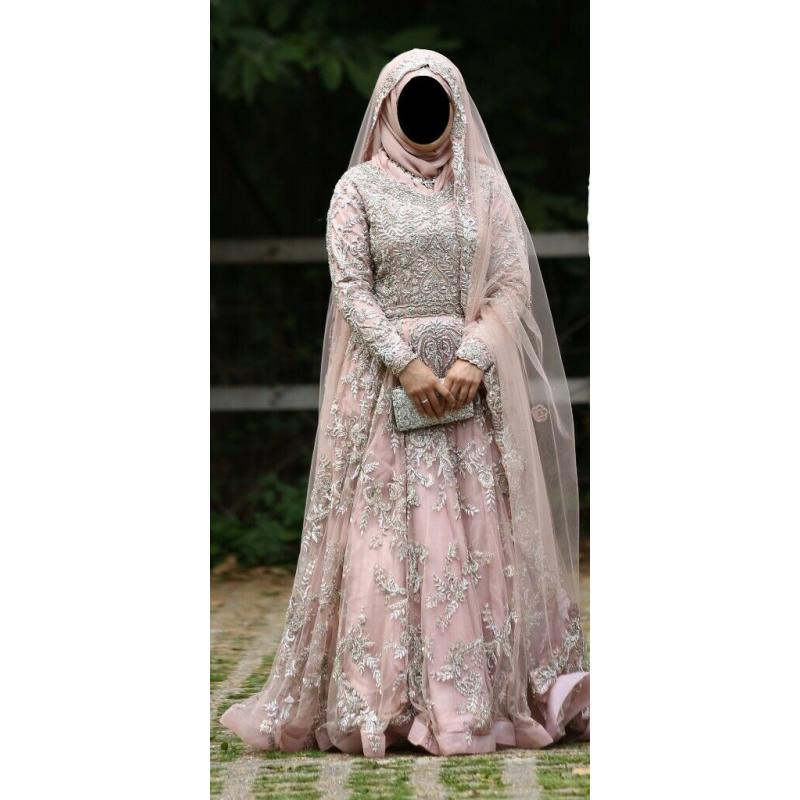 Monga's fully embroided pakistani/indian bridal dress