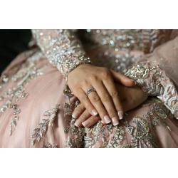 Monga's fully embroided pakistani/indian bridal dress
