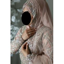 Monga's fully embroided pakistani/indian bridal dress
