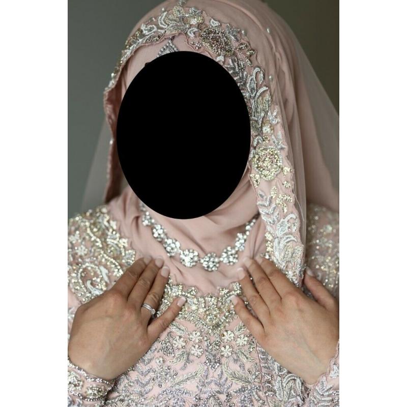 Monga's fully embroided pakistani/indian bridal dress