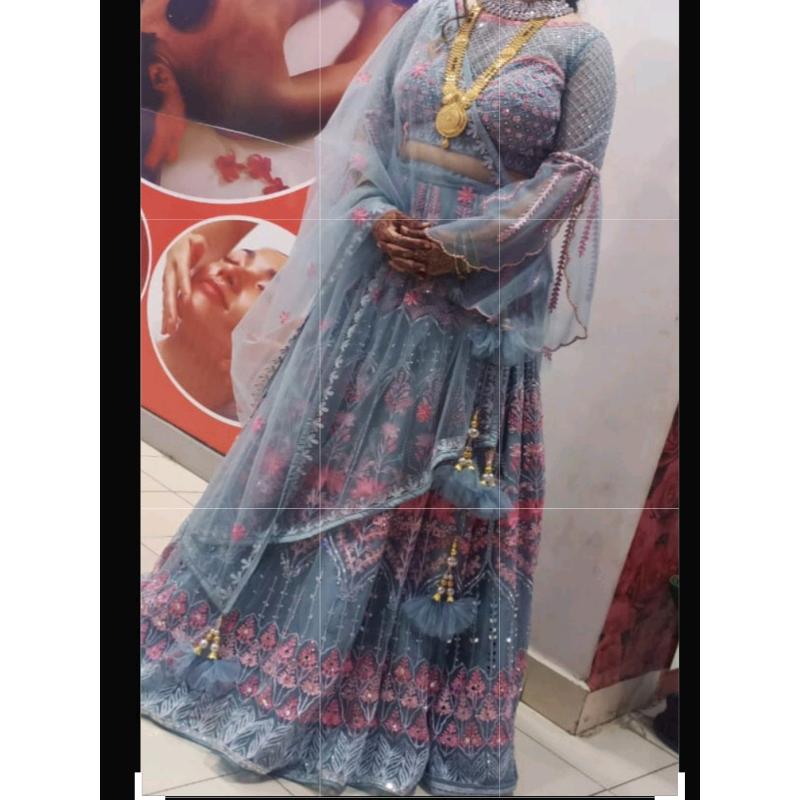 Grey lehenga or Asian wedding dress ?290.