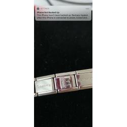 Nomination letter E charm