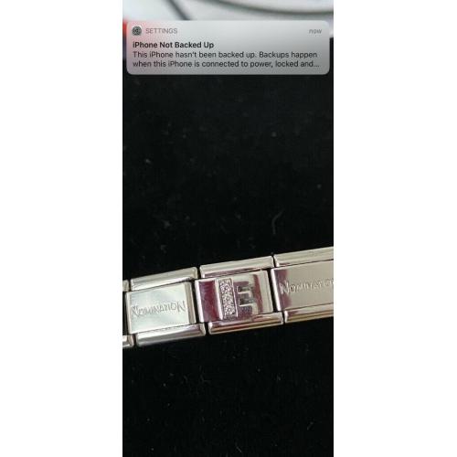 Nomination letter E charm