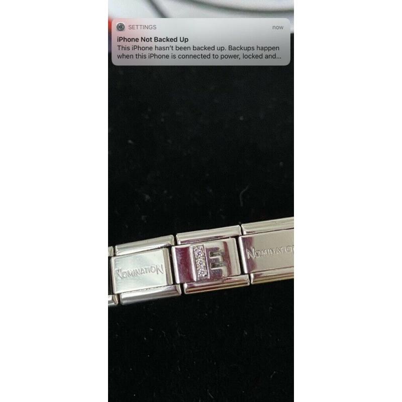 Nomination letter E charm