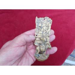 CLOVELLEY DONKEY ANTIQUE HEAVY BRASS DOOR KNOCKER 5 X 3 INCHES