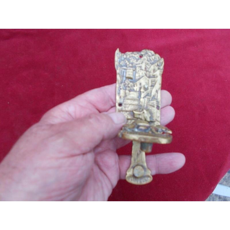 CLOVELLEY DONKEY ANTIQUE HEAVY BRASS DOOR KNOCKER 5 X 3 INCHES